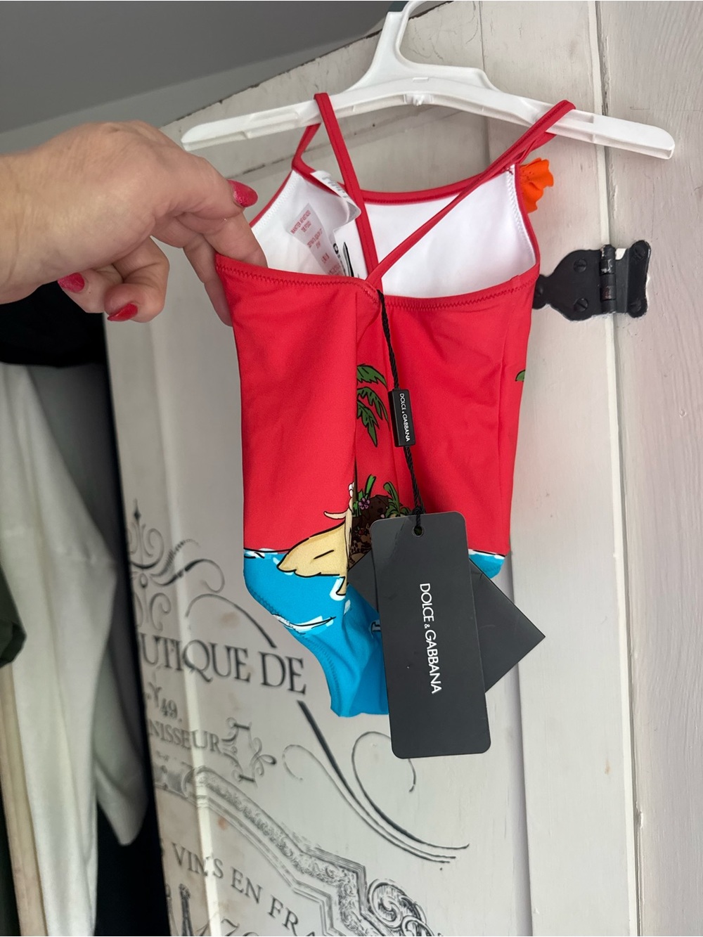 NWT Guaranteed Authentic Dolce & Gabbana “Hawaii” themed One-Piece Swimsuit - Picture 9 of 16